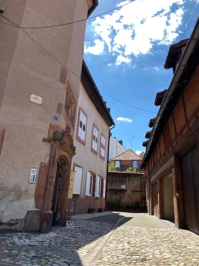 Logement De Charme Dans Un Monument Historique Date De 1544, Au Centre De Hagenau Exterior foto